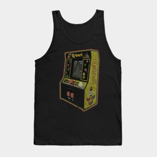 VINTAGE -  Arcade Game Qbert Consol Tank Top